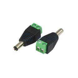 Разъем пит.штекер 2.1х5.5 клем.колод.двухсек(BC05) (ЭЛЕТЭК)