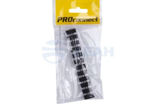 Колодка клеммная КВ-6, 6А, 6 мм², PP (полипропилен), черная (07-5006-2-9)  (PROCONNECT)