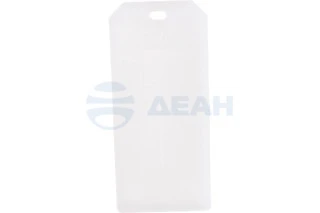 Бирка кабельная «Домик прямоугольный» белая (100 шт/уп) (07-6231)  (REXANT)