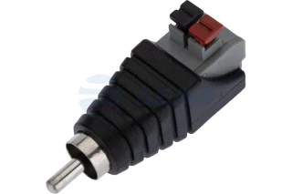 Разъем штекер RCA с быстрозажимной колодкой (14-0413-2)  (REXANT)