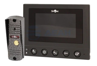 Комплект видеодомофона ST-MS604S-BK (Smartec)