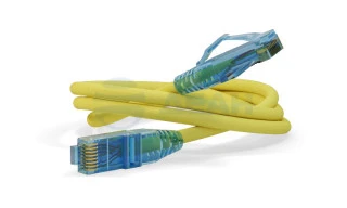 Патч-корд PC-LPM-UTP-RJ45-RJ45-C6-2M-LSZH-YL (Hyperline)